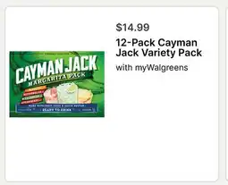 Walgreens Pack Cayman Jack Variety Pack offer