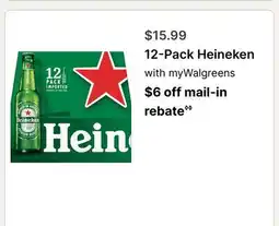 Walgreens 12-Pack Heineken offer