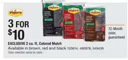 The Home Depot VIGORA 2 cu. ft. Colored Mulch offer