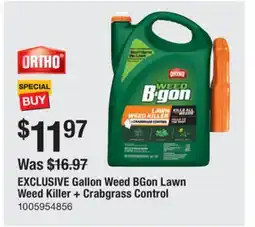 The Home Depot Ortho Weed BGon Lawn Weed Killer + Crabgrass Control offer