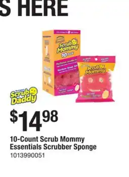 The Home Depot 10-Count Scrub Mommy Essentials Scrubber Sponge offer