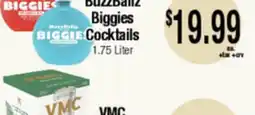 Big Saver Foods BuzzBallz Biggies Cocktails offer