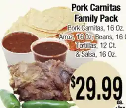 Big Saver Foods Pork Carnitas Family Pack offer