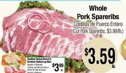 Big Saver Foods Whole Pork Spareribs offer