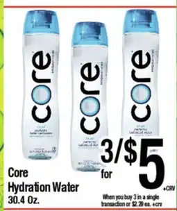 Big Saver Foods Core Hydration Water offer