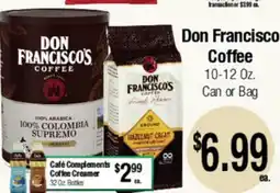 Big Saver Foods Don Francisco Coffee offer