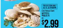 Hmart Live Venus Clam offer