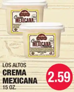Carnicerias Jimenez LOS ALTOS CREMA MEXICANA offer