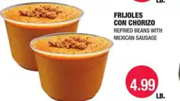Carnicerias Jimenez REFRIED BEANS WITH MEXICAN SAUSAGE offer
