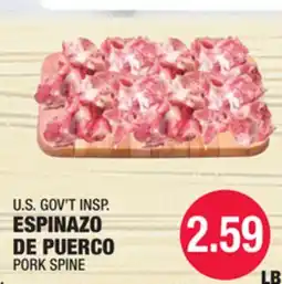 Carnicerias Jimenez U.S. GOV'T INSP. ESPINAZO DE PUERCO offer