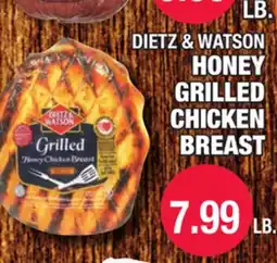 Carnicerias Jimenez DIETZ & WATSON HONEY GRILLED CHICKEN BREAST offer
