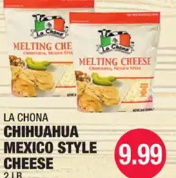 Carnicerias Jimenez LA CHONA CHIHUAHUA MEXICO STYLE CHEESE offer