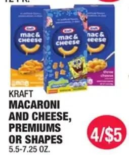 Carnicerias Jimenez KRAFT MACARONI AND CHEESE, PREMIUMS OR SHAPES offer