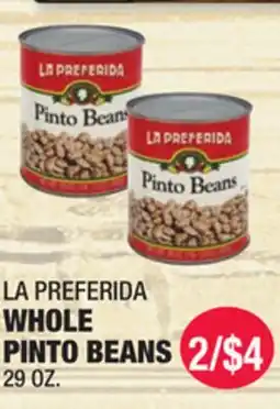 Carnicerias Jimenez LA PREFERIDA WHOLE PINTO BEANS offer