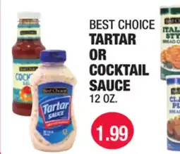 Carnicerias Jimenez BEST CHOICE TARTAR OR COCKTAIL SAUCE offer