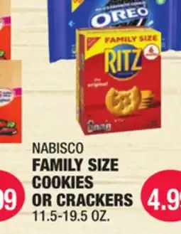 Carnicerias Jimenez NABISCO FAMILY SIZE COOKIES OR CRACKERS offer