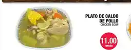 Carnicerias Jimenez PLATO DE CALDO DE POLLO offer