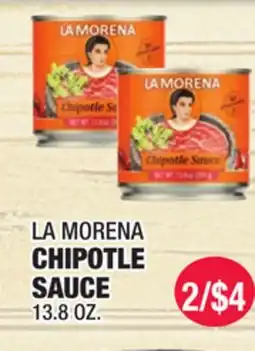 Carnicerias Jimenez LA MORENA CHIPOTLE SAUCE offer