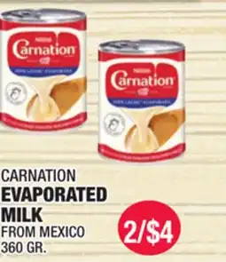 Carnicerias Jimenez CARINATION EVAPORATED MILK FROM MEXICO offer