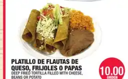 Carnicerias Jimenez DEEP FRIED TORTILLA FILLED WITH CHEESE, BEANS OR POTATO offer