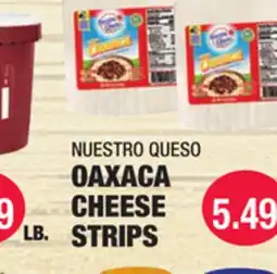 Carnicerias Jimenez NUESTRO QUESO OAXACA CHEESE STRIPS offer