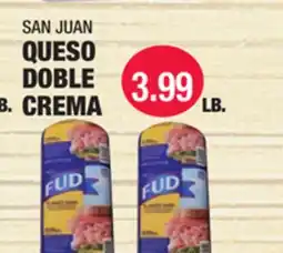 Carnicerias Jimenez SAN JUAN QUESO DOBLE CREMA offer