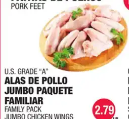 Carnicerias Jimenez U.S. GRADE A ALAS DE POLLO JUMBO PAQUETE FAMILIAR offer