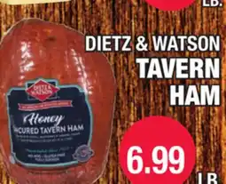 Carnicerias Jimenez DIETZ & WATSON TAVERN HAM offer
