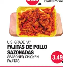 Carnicerias Jimenez U.S. GRADE A FAJITAS DE POLLO SAZONADAS offer