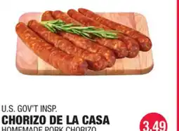 Carnicerias Jimenez U.S. GOV'T INSP. CHORIZO DE LA CASA offer