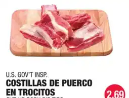 Carnicerias Jimenez U.S. GOV'T INSP. COSTILLAS DE PUERCO EN TROCITOS offer