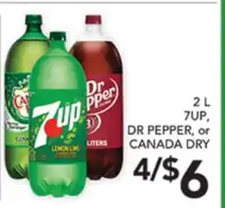 Pete's Fresh Market 2 L 7UP, DR PEPPER, or CANADA DRY offer