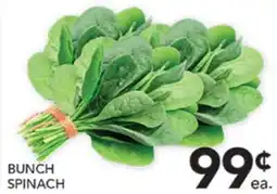 Pete's Fresh Market BUNCH SPINACH offer