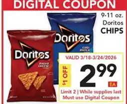 Pete's Fresh Market 9-11 oz. Doritos CHIPS offer