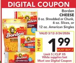 Pete's Fresh Market Borden CHEESE offer