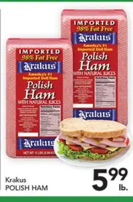 Pete's Fresh Market Krakus POLISH HAM offer