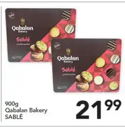 Pete's Fresh Market 900g Qabalan Bakery SABLÉ offer