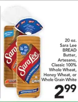 Pete's Fresh Market 20 oz. Sara Lee BREAD offer