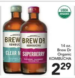 Pete's Fresh Market 14 oz. Brew Dr Organic KOMBUCHA offer