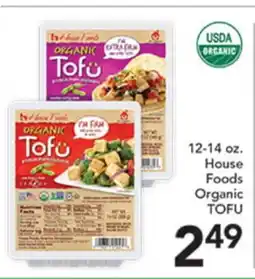 Pete's Fresh Market House Foods Organic TOFU offer