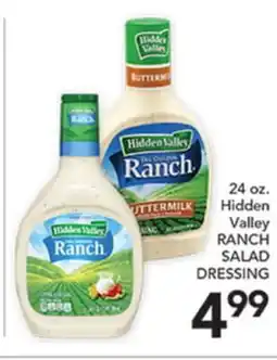Pete's Fresh Market 24 oz. Hidden Valley RANCH SALAD DRESSING offer