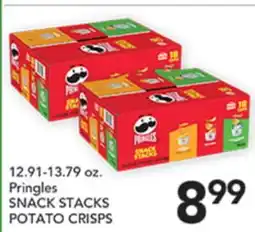 Pete's Fresh Market Pringles SNACK STACKS POTATO CRISPS offer