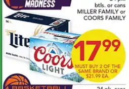 Pete's Fresh Market MILLER FAMILY OR COORS FAMILY offer