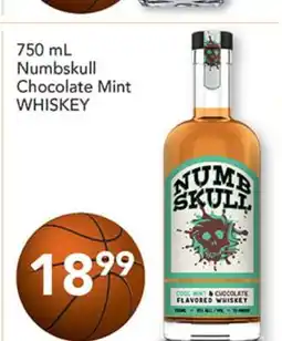 Pete's Fresh Market 750 mL Numbskull Chocolate Mint WHISKEY offer