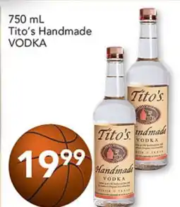 Pete's Fresh Market 750 mL Tito's Handmade VODKA offer