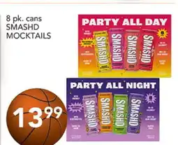 Pete's Fresh Market 8 pk. cans SMASHD MOCKTAILS offer