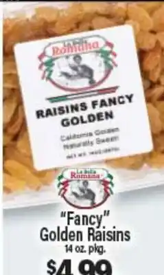 Angelo Caputo's Fresh Market Fancy Golden Raisins offer