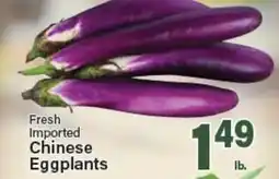 Angelo Caputo's Fresh Market Fresh Imported Chinese Eggplants offer