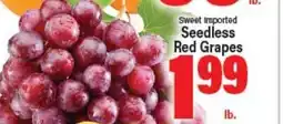 Angelo Caputo's Fresh Market Sweet Imported Seedless Red Grapes offer