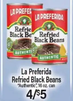 Angelo Caputo's Fresh Market La Preferida Refried Black Beans offer